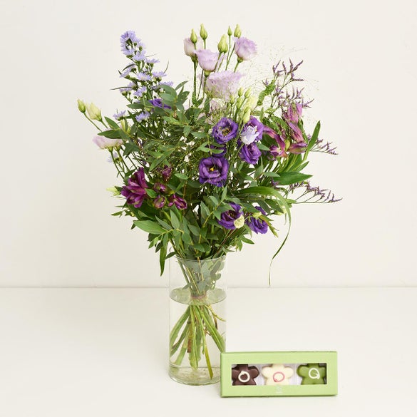 Den fortryllende med CHO CHO marcipanblomster